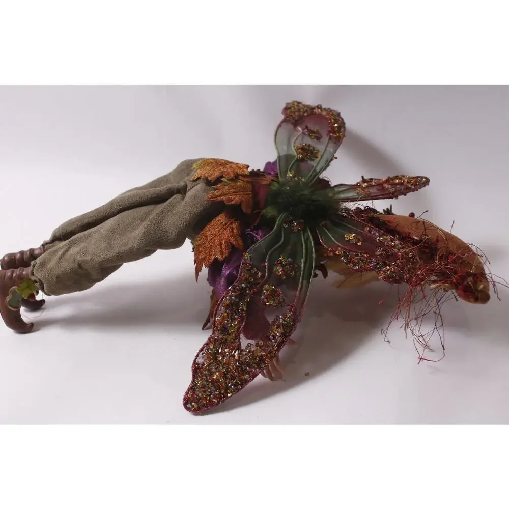 Vintage Autumn Elf Decorative Doll Window Display Shelf Sitter ~ 260702-WH 1125